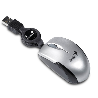 MOUSE GENIUS MICRO TRAVELER USB SILVER (31010100102)